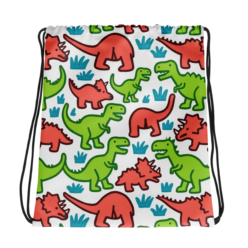 Roar And Roam on Drawstring Bag — Photo