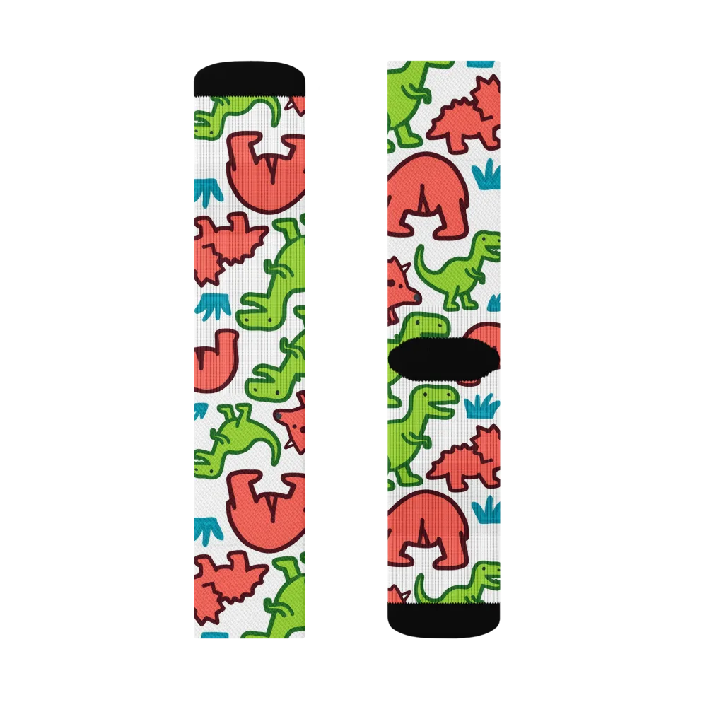 Roar And Roam on Socks — Left Sock