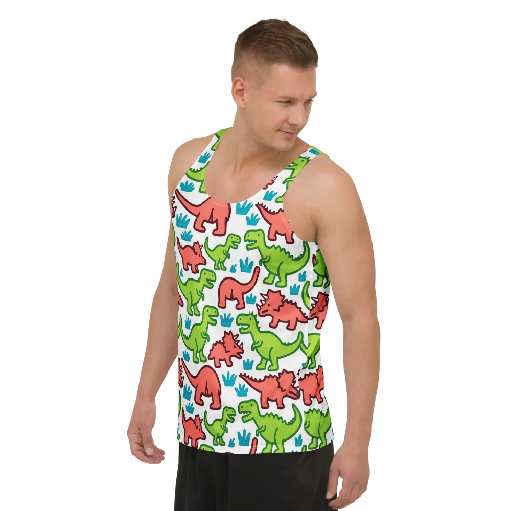 Roar And Roam on Men's Tank Top — Left Front