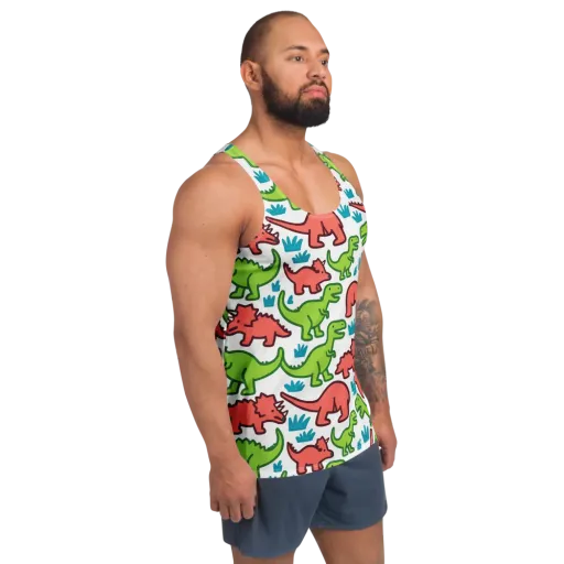 Roar And Roam on a Men's Tank Top