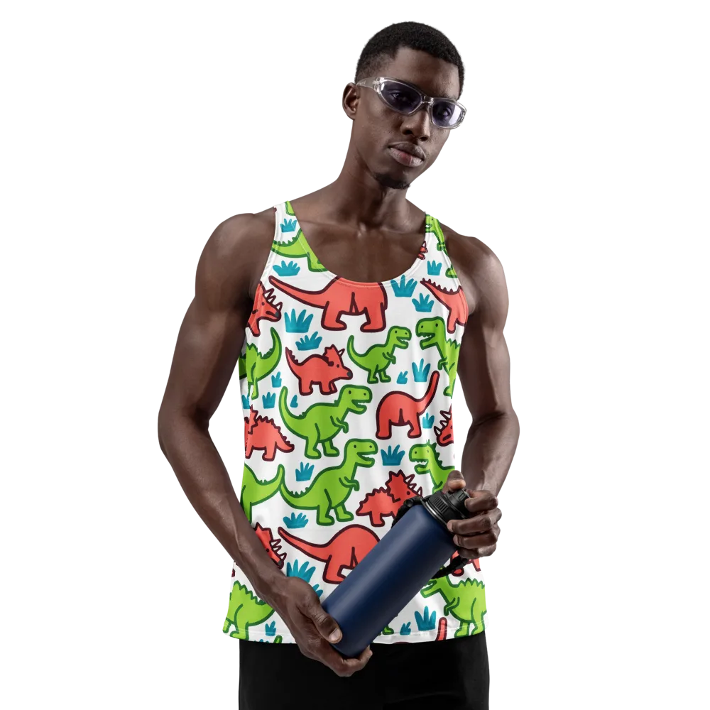 Roar And Roam on Men's Tank Top — Front