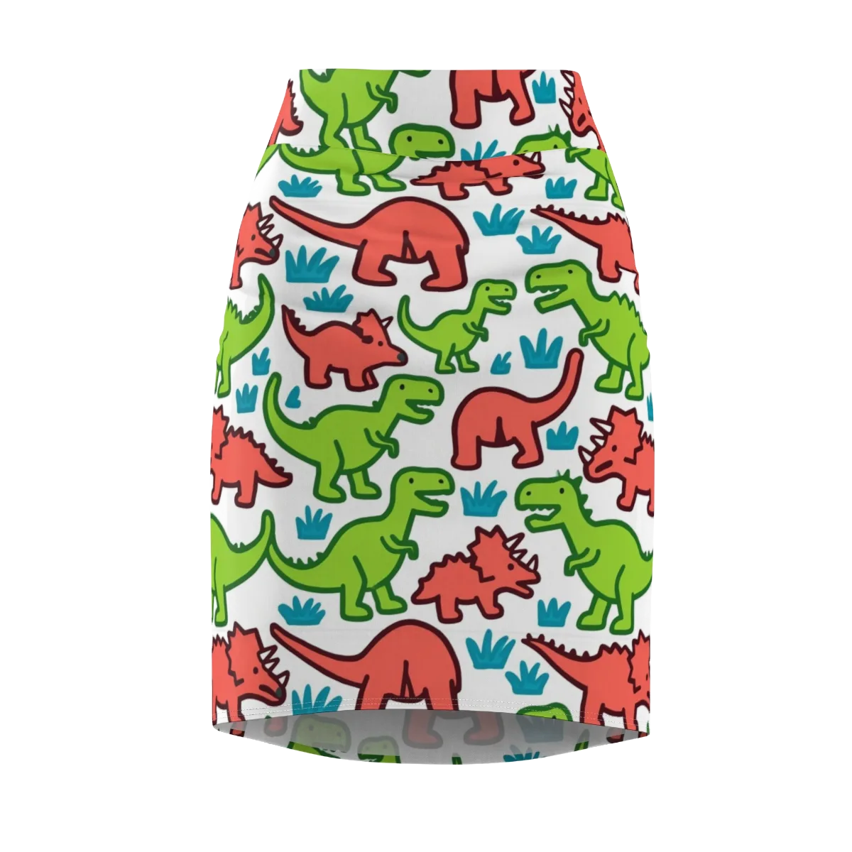 Roar And Roam on Pencil Skirt — Front