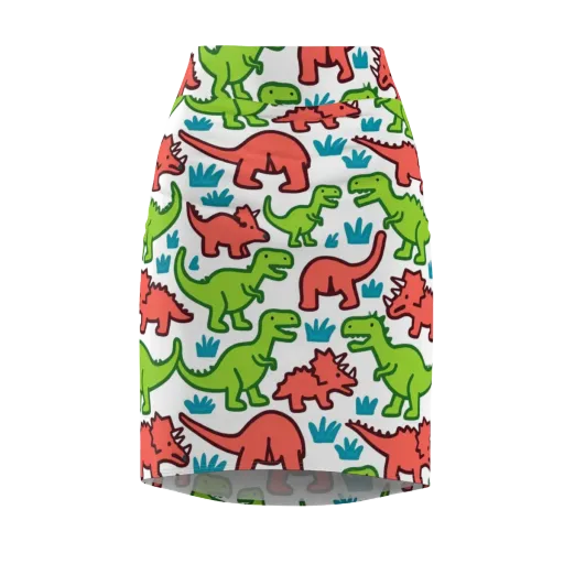 Roar And Roam on a Pencil Skirt