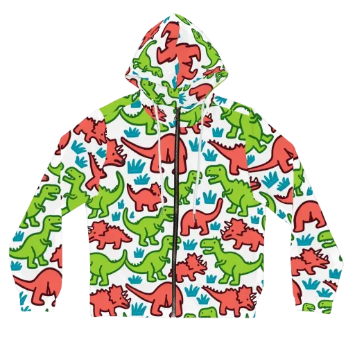 Roar And Roam on a Women's Full-Zip Hoodie