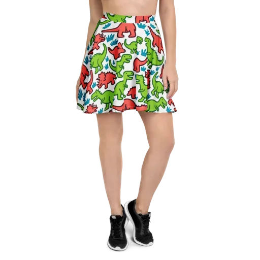 Roar And Roam on a Skater Skirt