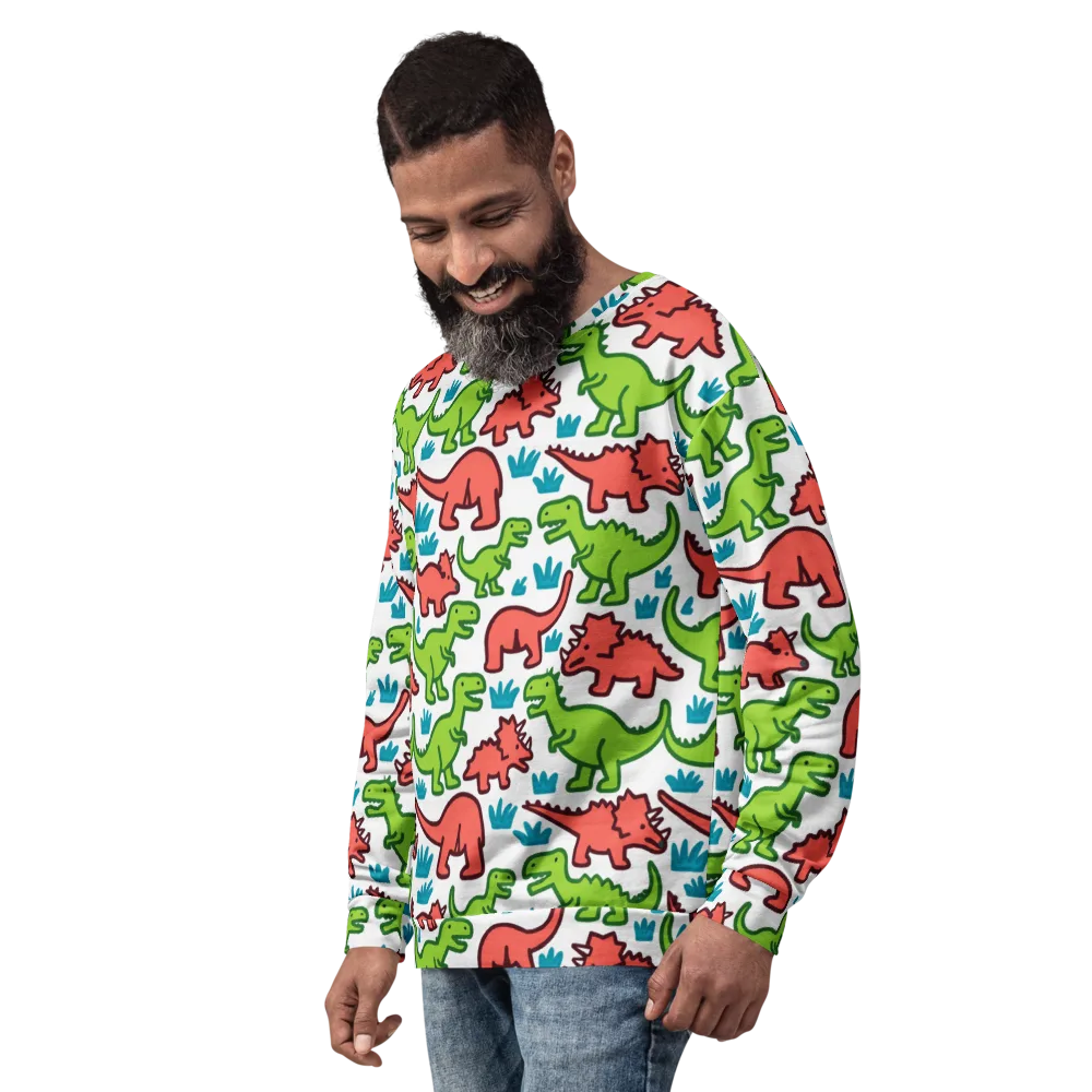 Roar And Roam on Sweatshirt — Left Front