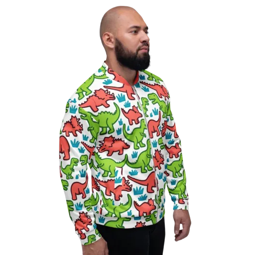 Roar And Roam on a Bomber Jacket