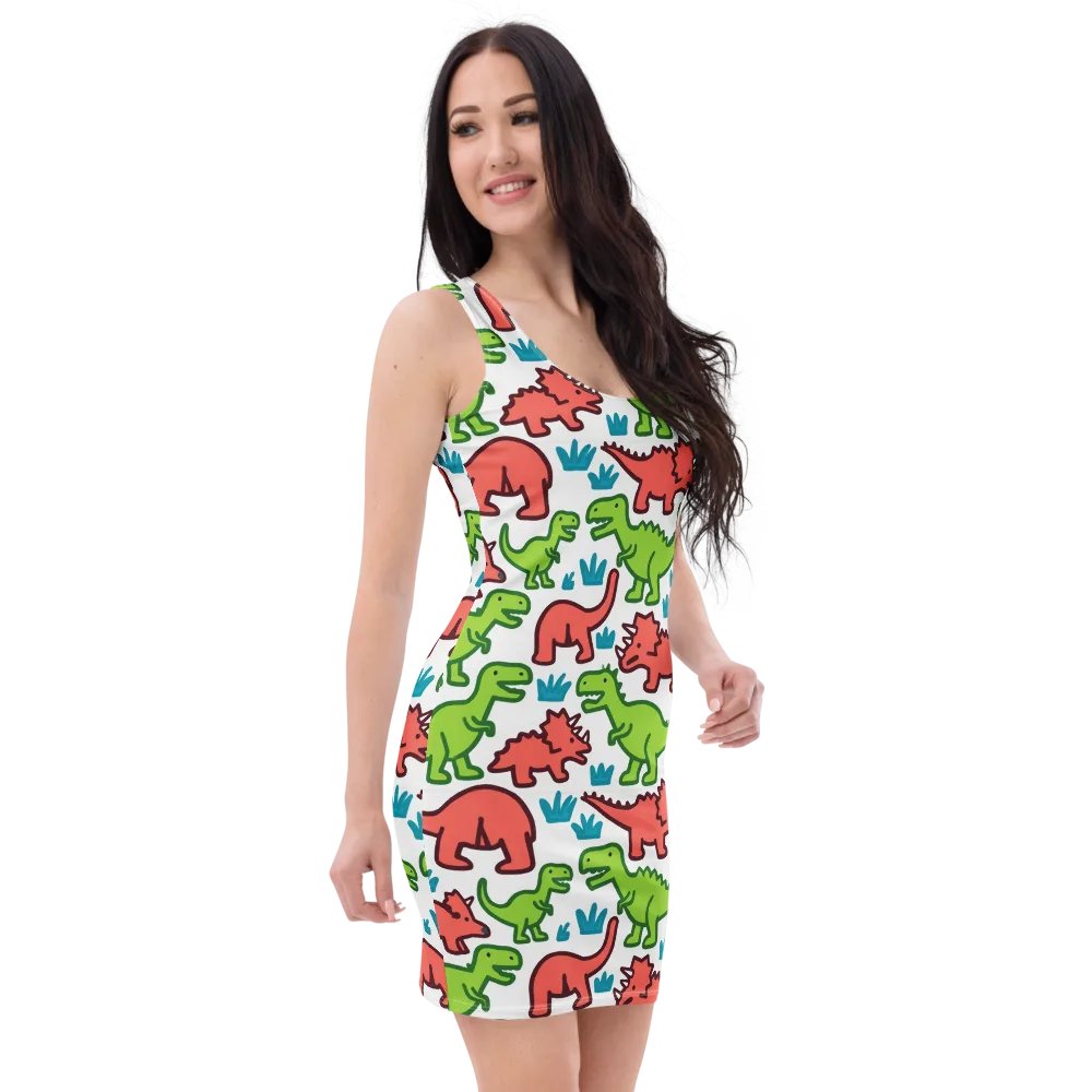 Roar And Roam on Bodycon Dress — Right Front