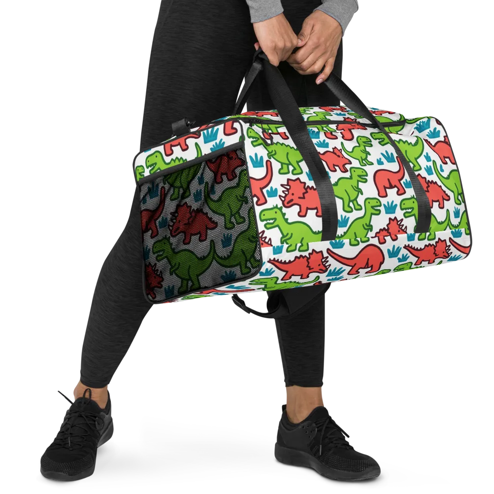 Roar And Roam on Duffle Bag — Right Front