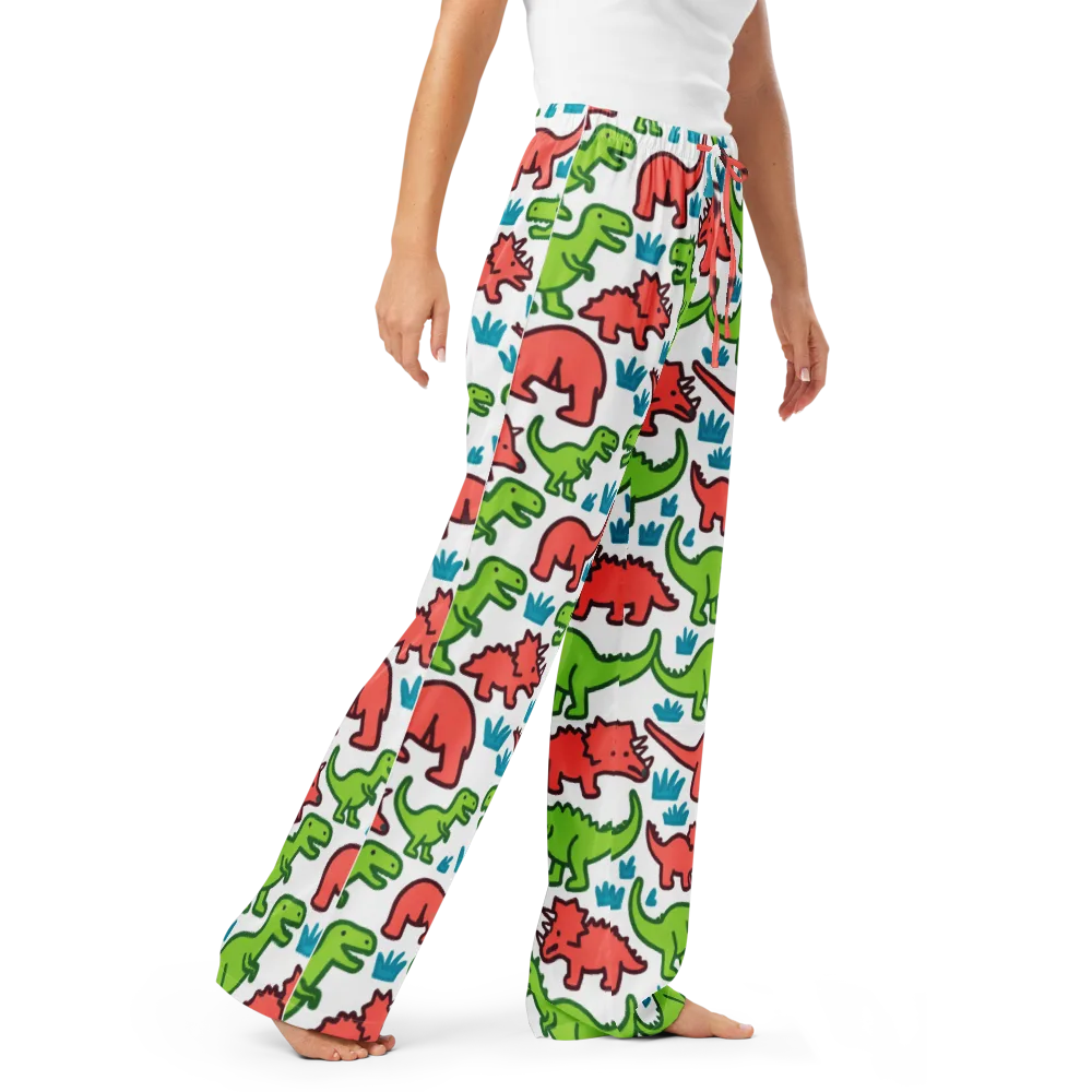 Roar And Roam on Women's Pajama Pants — Right Front