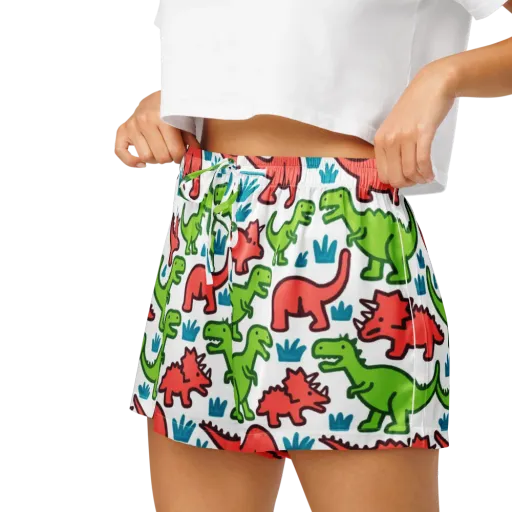 Roar And Roam on a Women's Pajama Shorts
