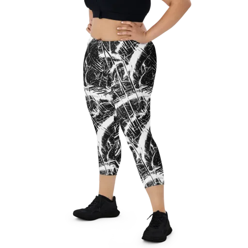 Ferriss Fractals on a Capri Leggings