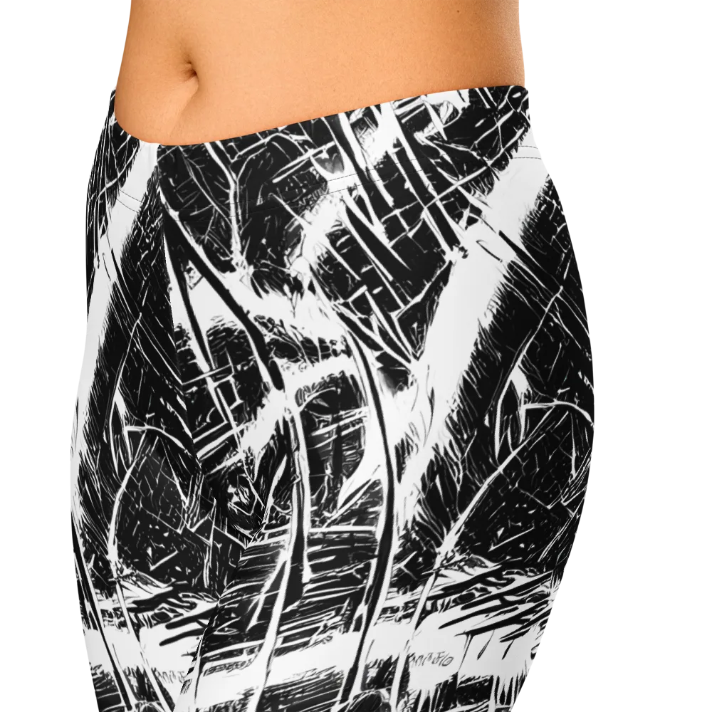 Ferriss Fractals on Capri Leggings — Zoomed-in
