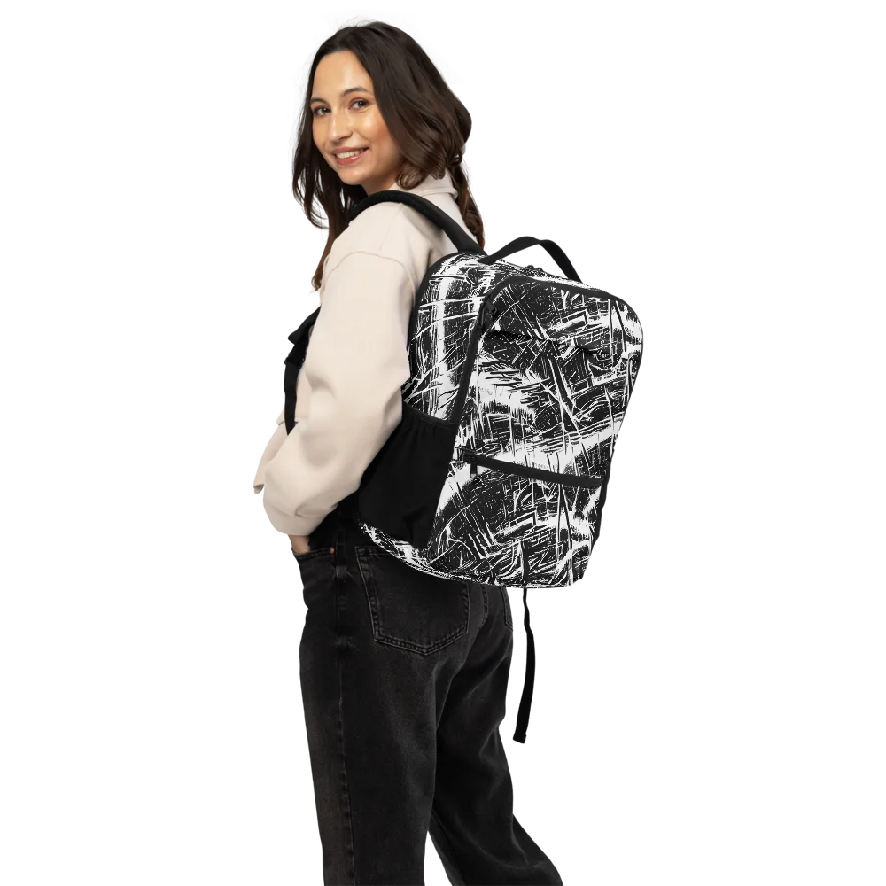 Ferriss Fractals on Utility Backpack — Back
