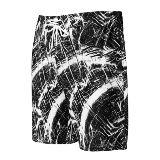 Ferriss Fractals on a Men's Board Shorts