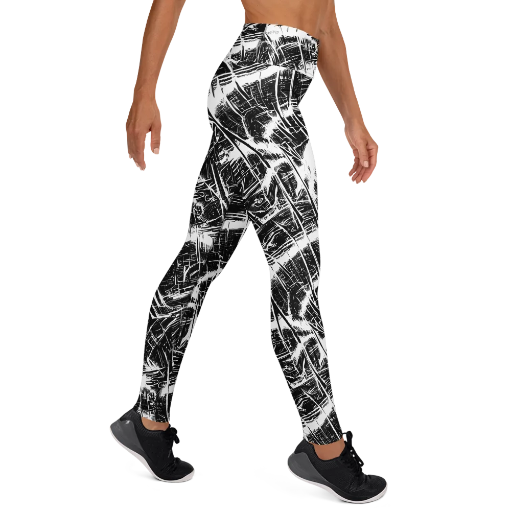 Ferriss Fractals on Yoga Leggings — Right
