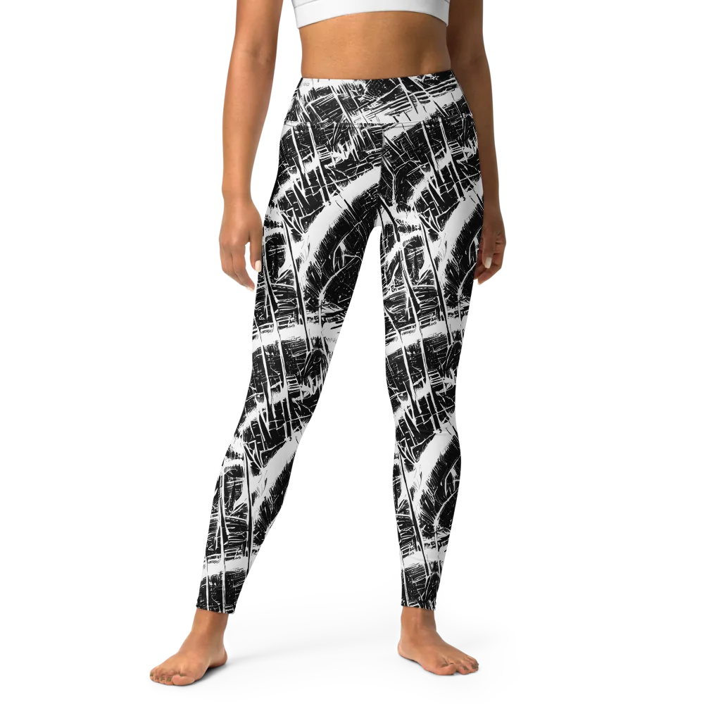 Ferriss Fractals on Yoga Leggings — Front