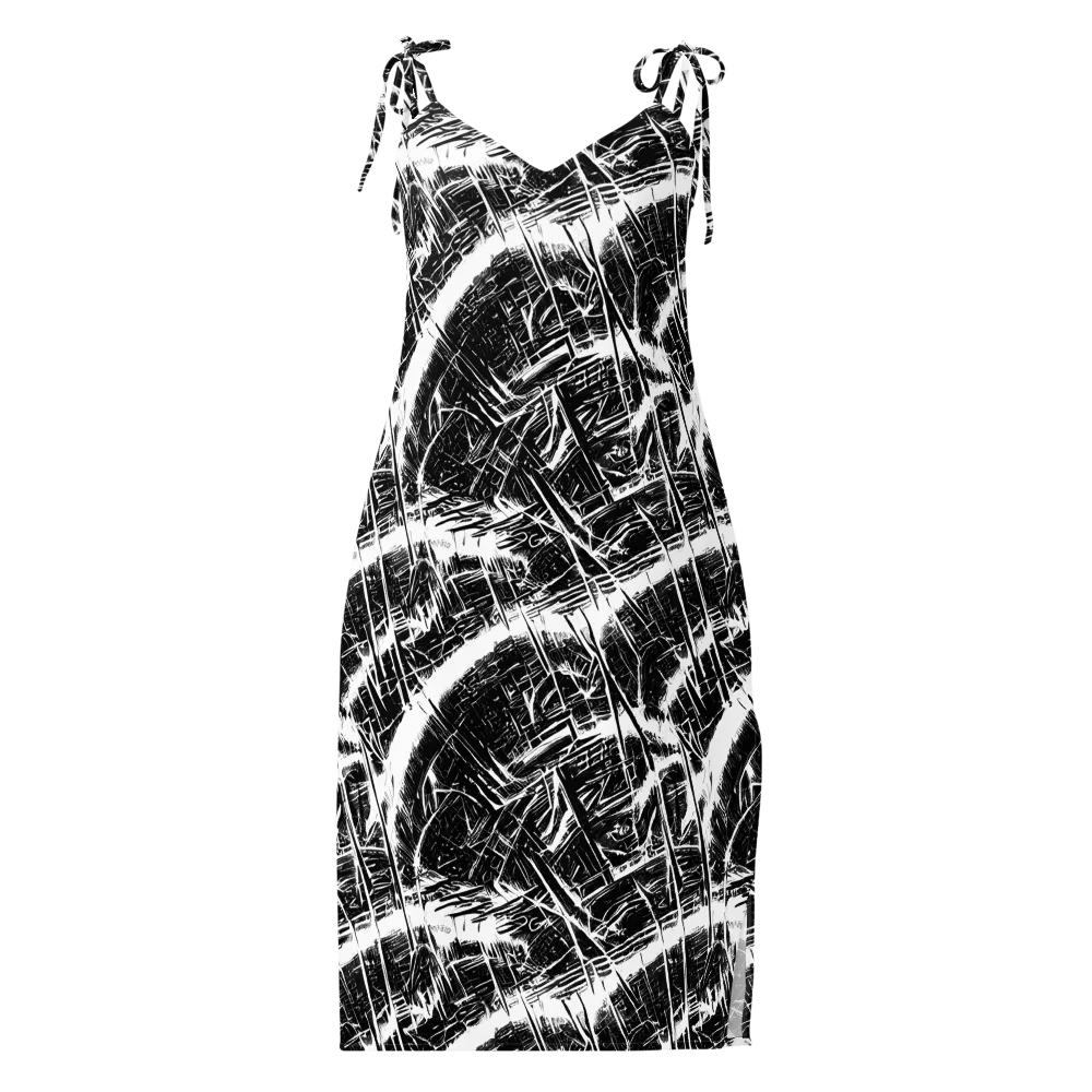 Ferriss Fractals on Slip Dress — Front