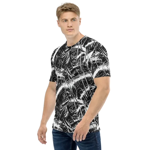 Ferriss Fractals on a Men's Crew Neck T-Shirt