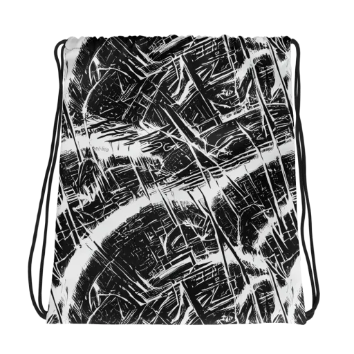 Ferriss Fractals on a Drawstring Bag