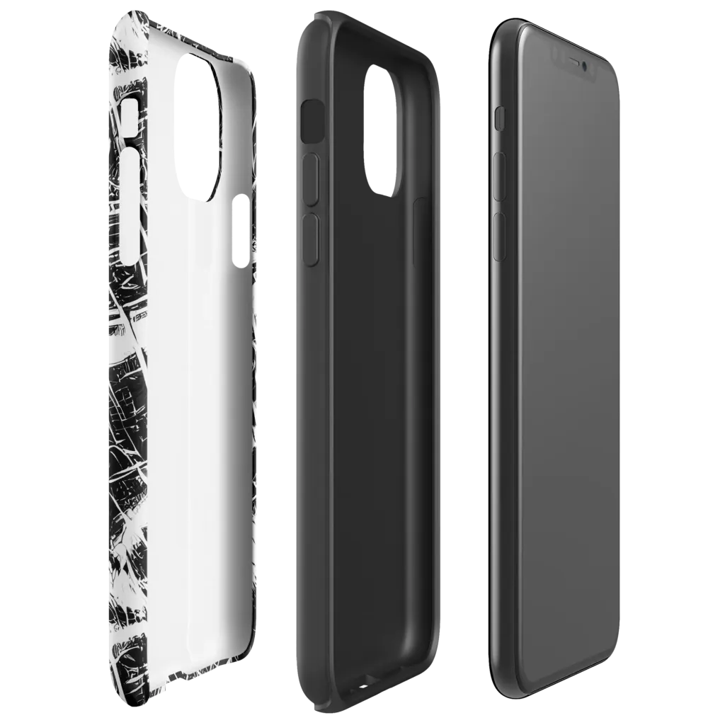 Ferriss Fractals on Tough Case for iPhone® — Right