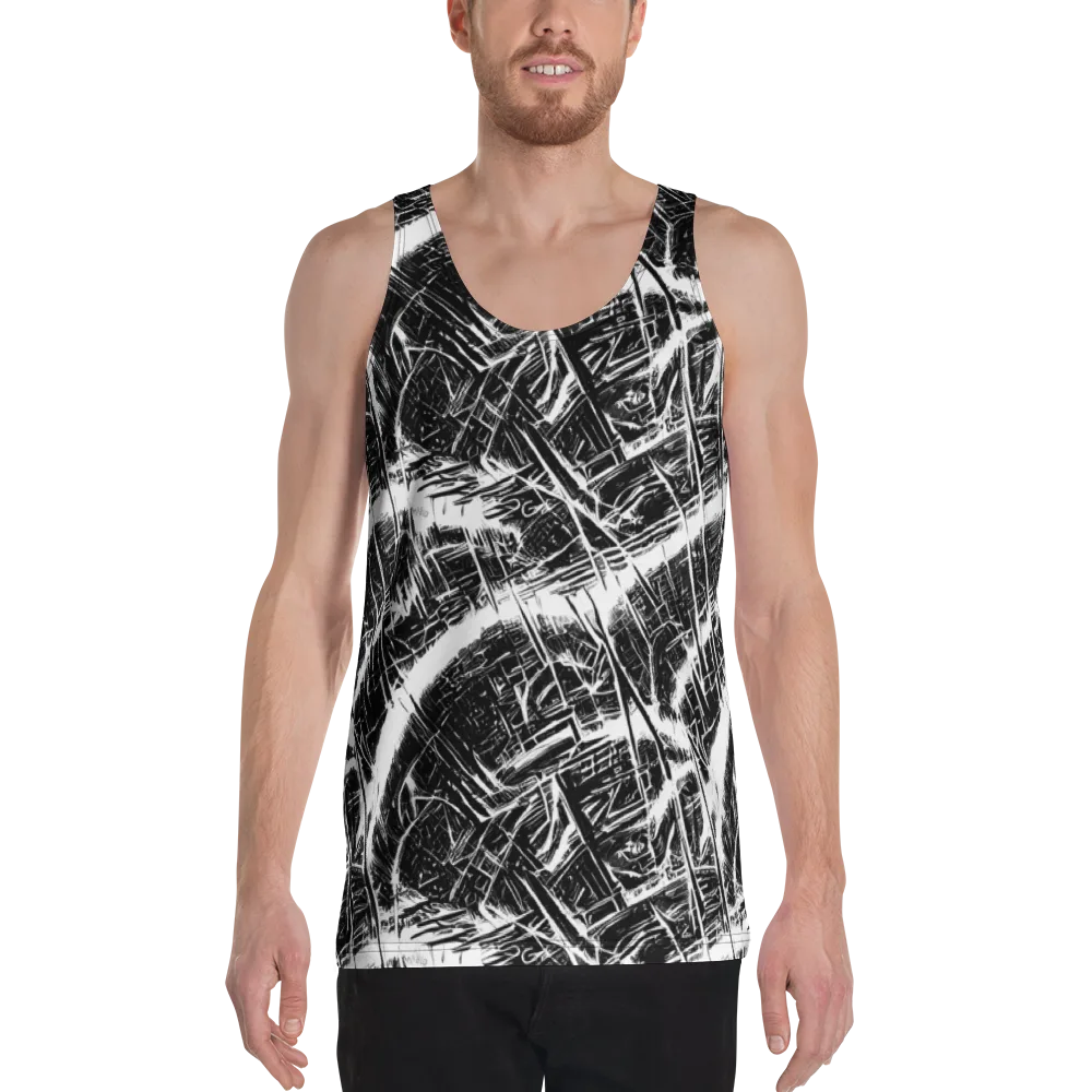 Ferriss Fractals on Men's Tank Top — Front