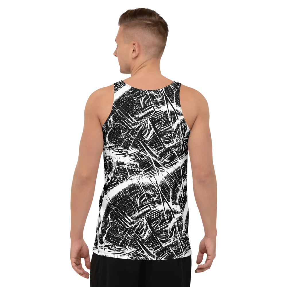 Ferriss Fractals on Men's Tank Top — Back