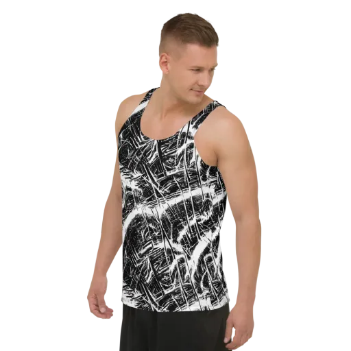 Ferriss Fractals on a Men's Tank Top