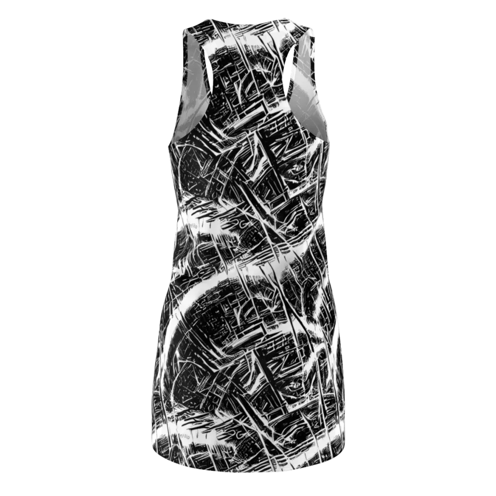Ferriss Fractals on Racerback Dress — Back