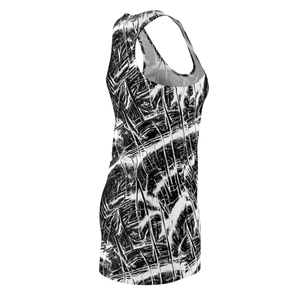 Ferriss Fractals on Racerback Dress — Back Side