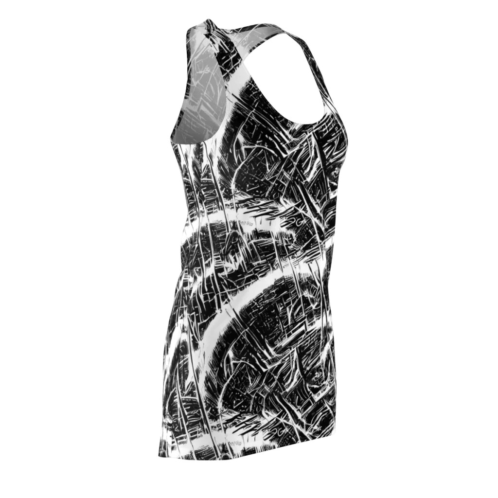 Ferriss Fractals on Racerback Dress — Front Side