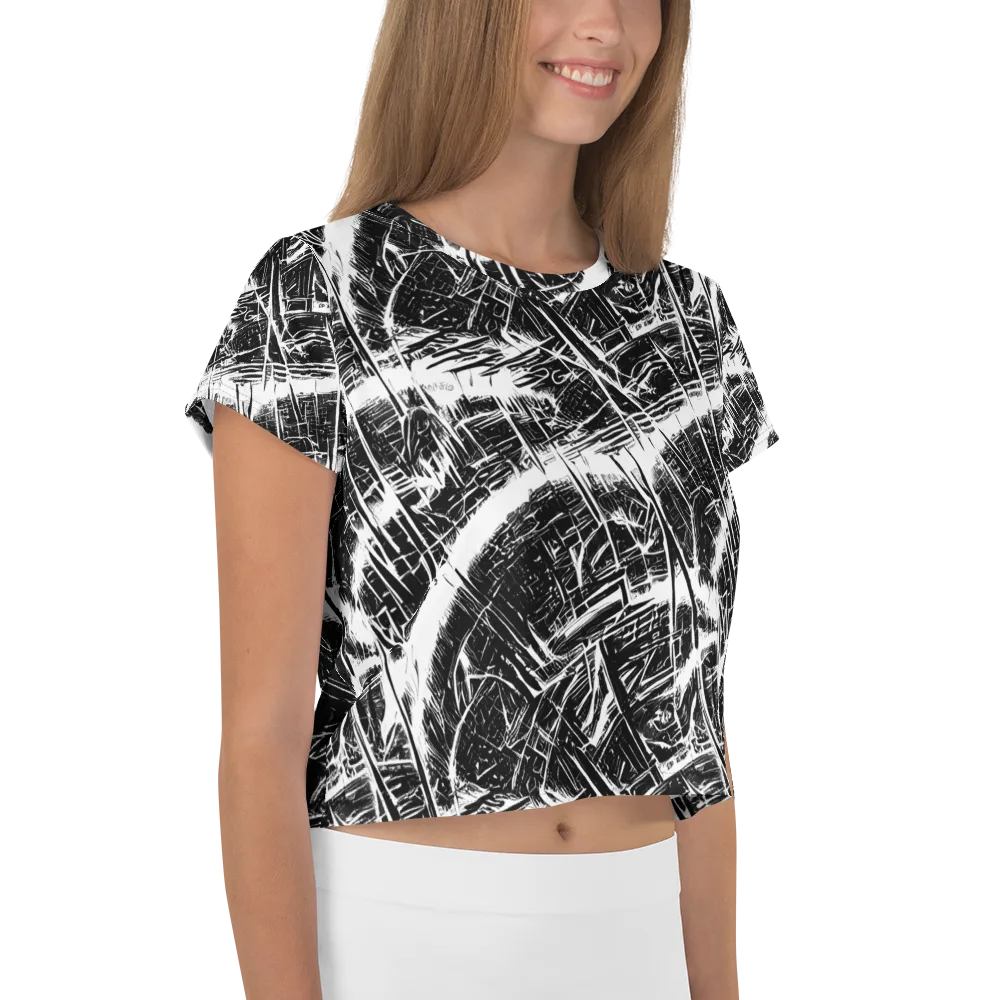 Ferriss Fractals on Crop Tee — Right