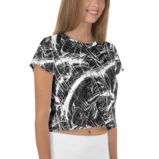 Ferriss Fractals on a Crop Tee