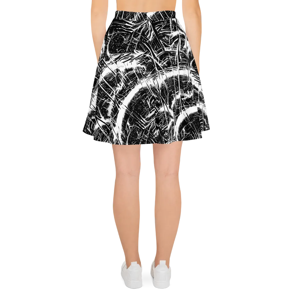 Ferriss Fractals on Skater Skirt — Back