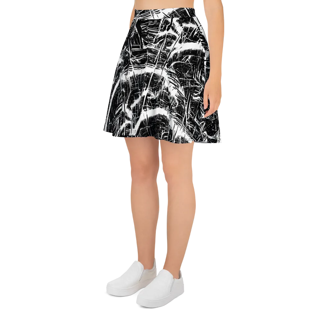 Ferriss Fractals on Skater Skirt — Left