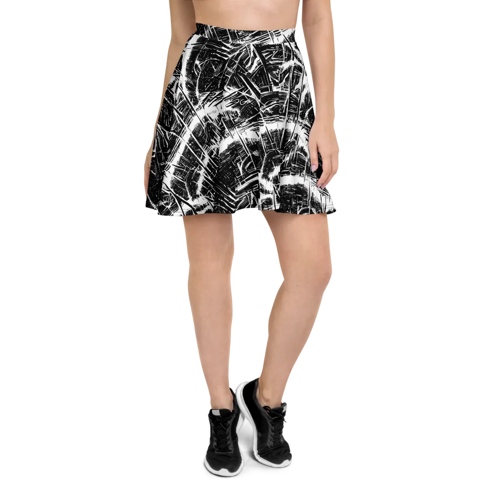 Ferriss Fractals on Skater Skirt — Front