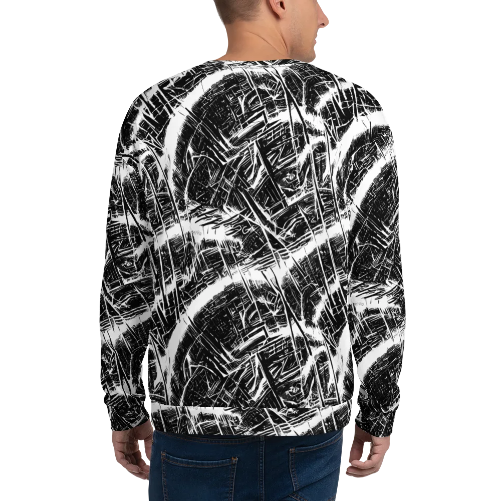 Ferriss Fractals on Sweatshirt — Back