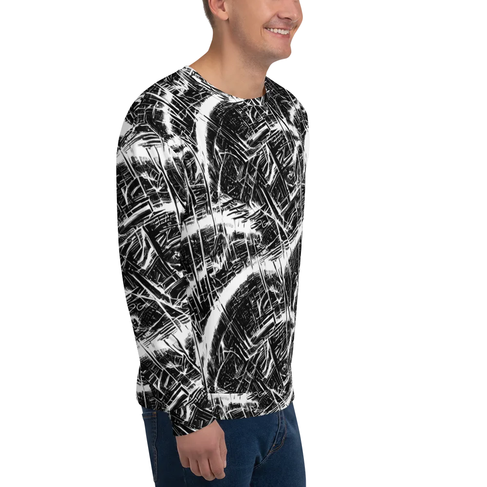 Ferriss Fractals on Sweatshirt — Right Front