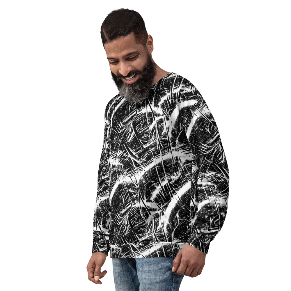 Ferriss Fractals on Sweatshirt — Left Front