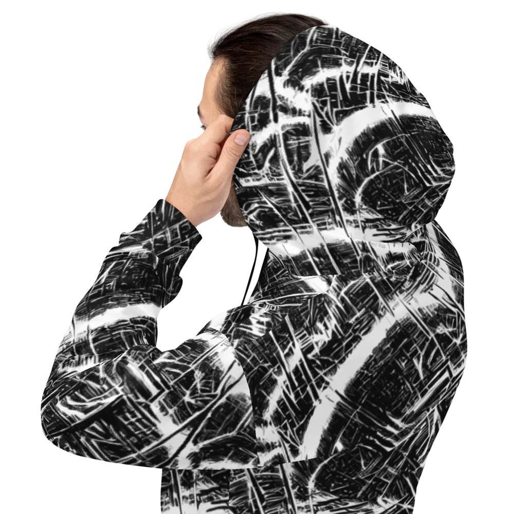 Ferriss Fractals on Hoodie — Back