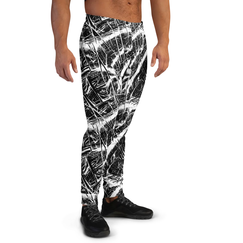 Ferriss Fractals on Men's Joggers — Right