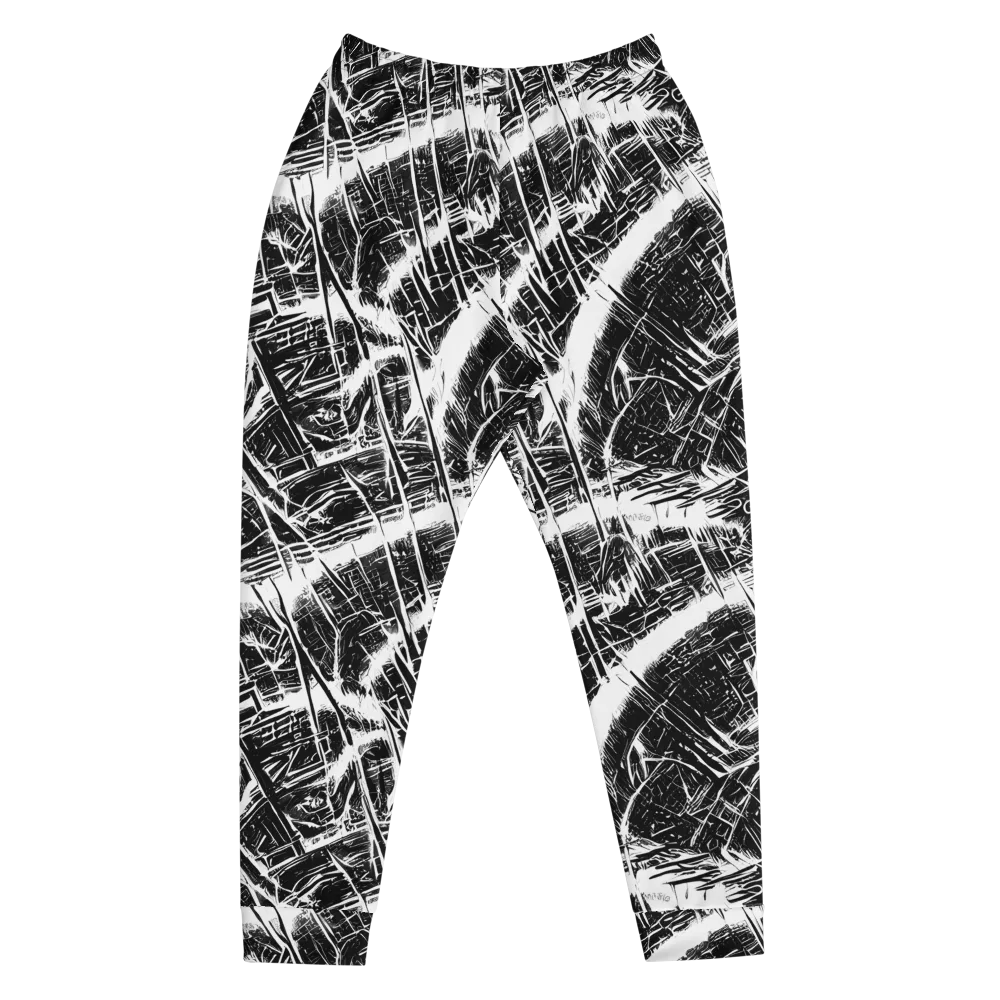 Ferriss Fractals on Men's Joggers — Front