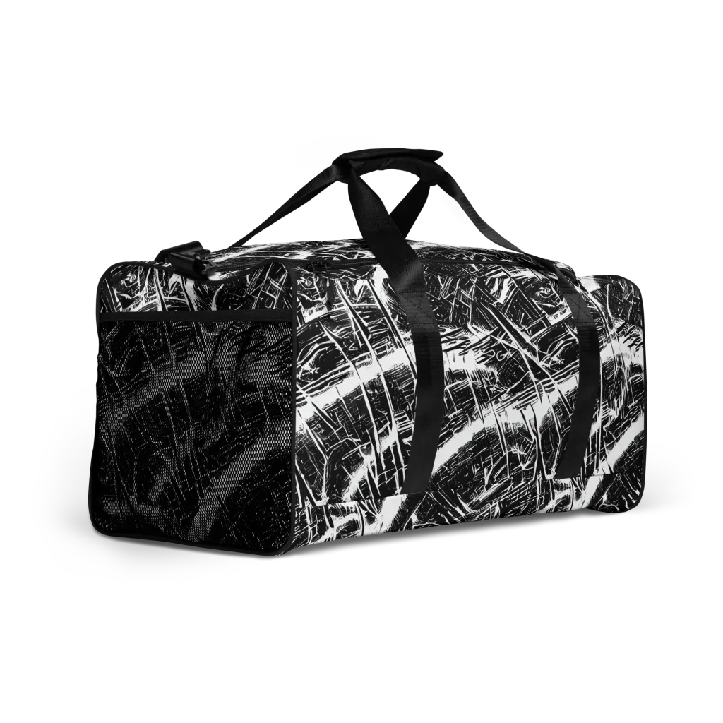 Ferriss Fractals on Duffle Bag — Right Front