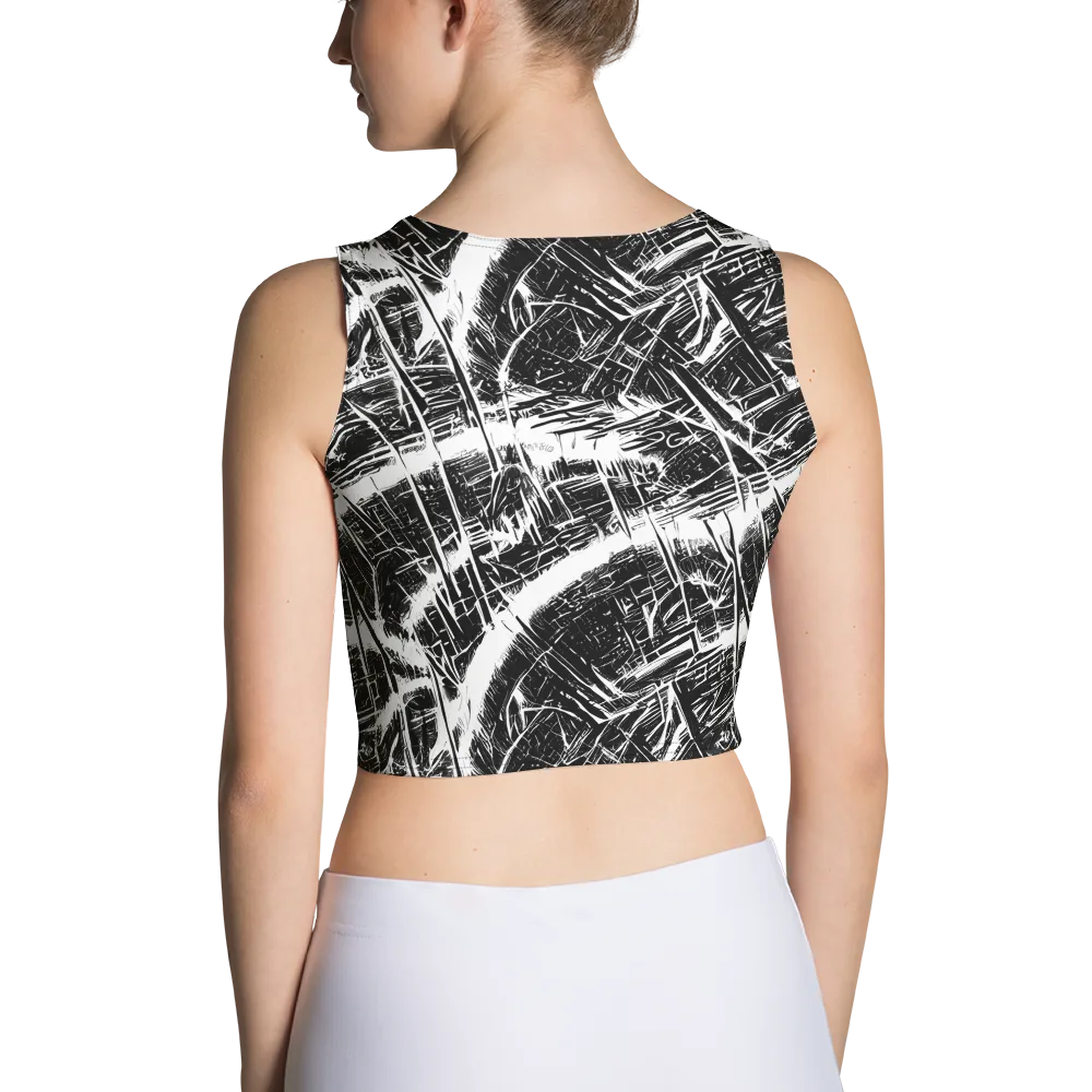 Ferriss Fractals on Crop Top — Back
