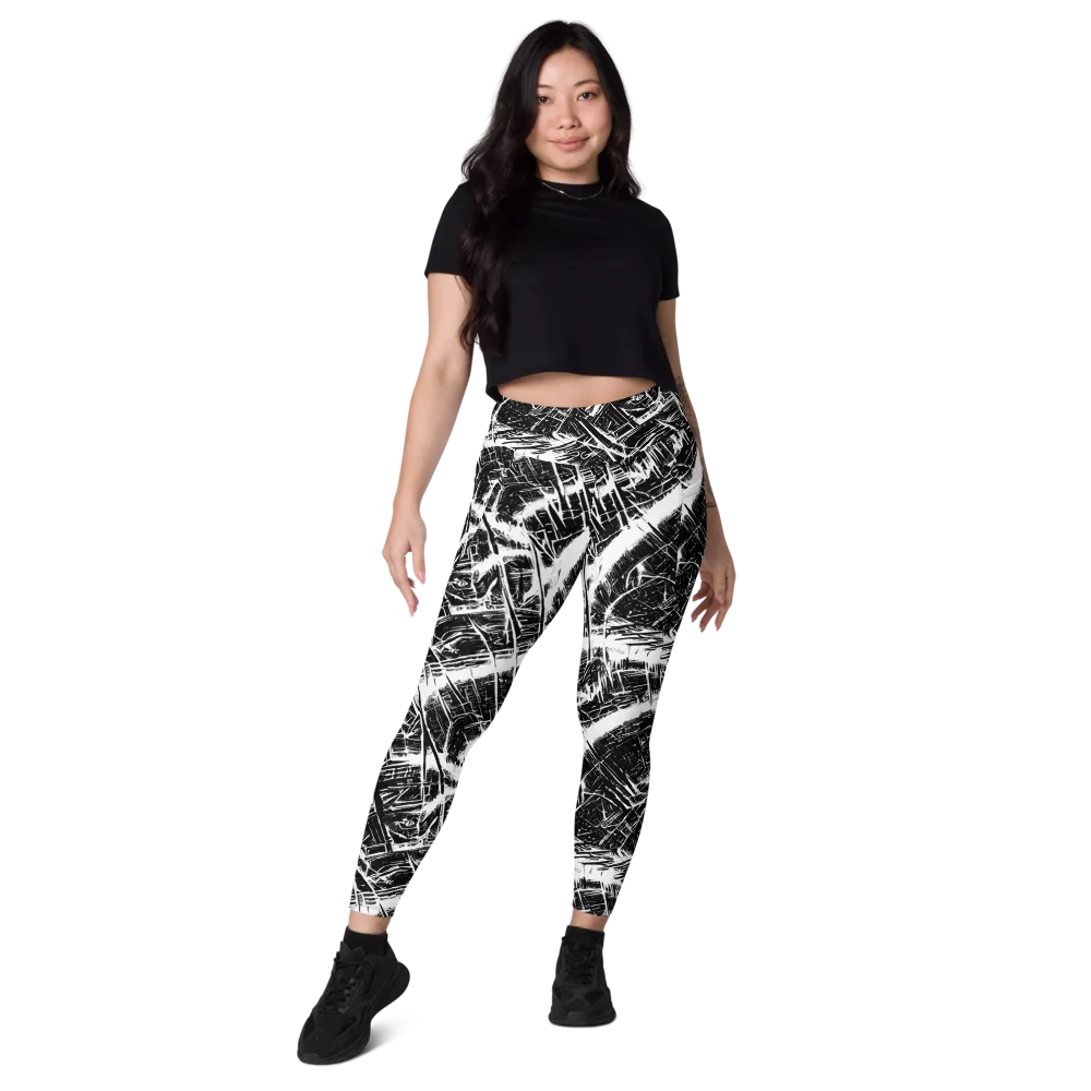 Ferriss Fractals on Leggings with Pockets — Front