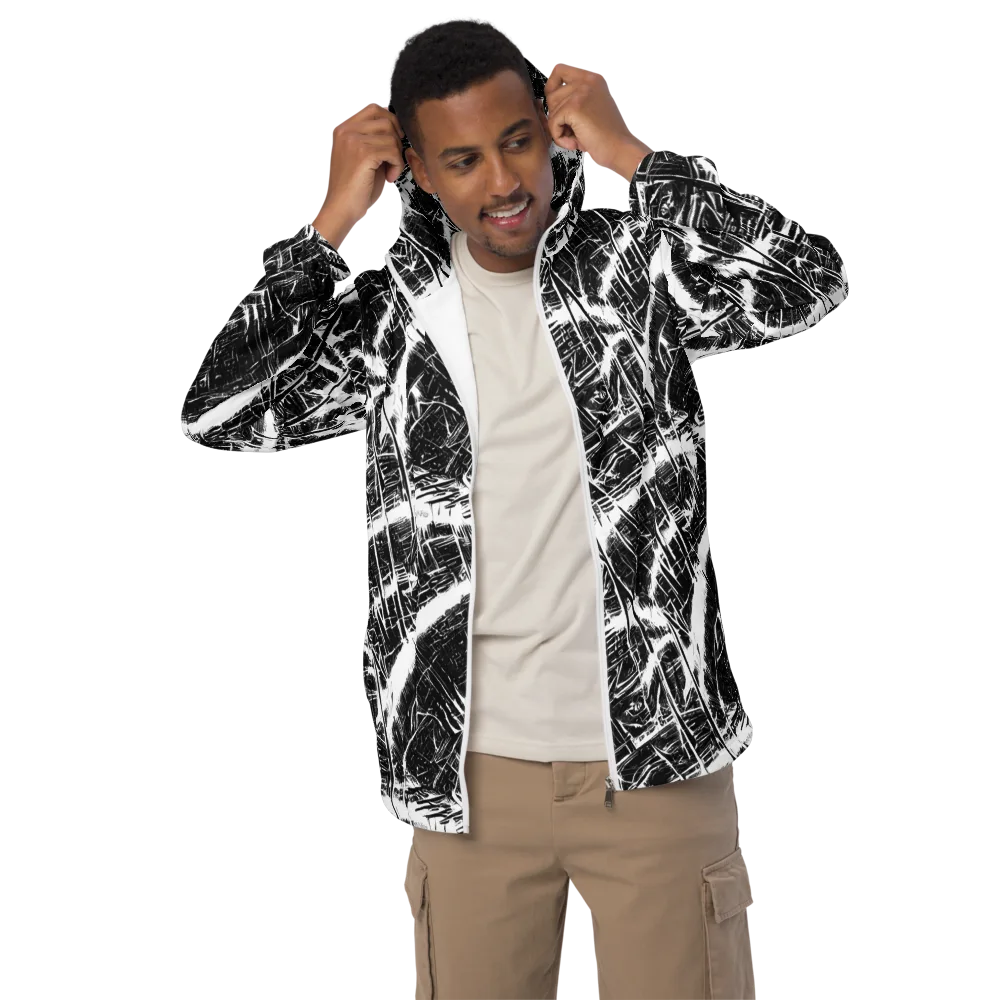 Ferriss Fractals on Men's Windbreaker — Front