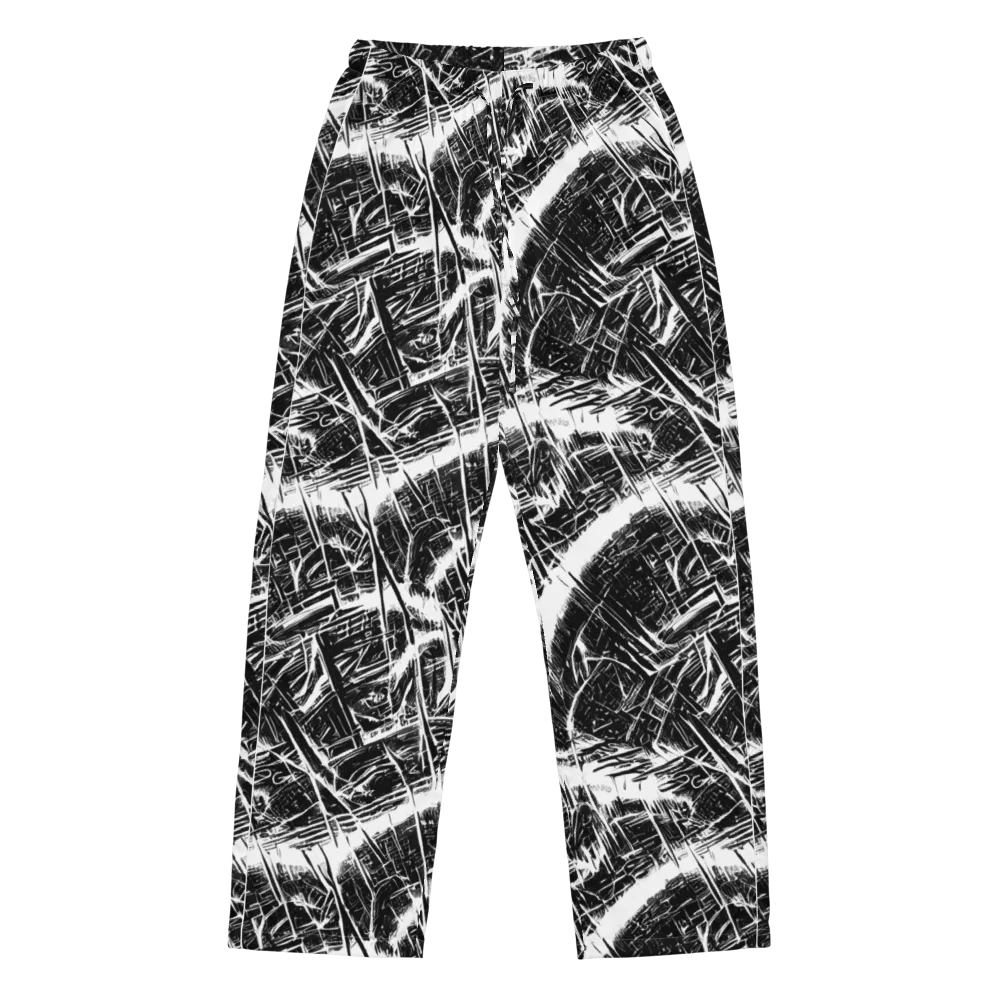 Ferriss Fractals on Women's Pajama Pants — Front