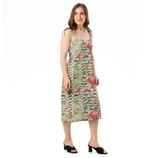 Dino Canopy on a Slip Dress