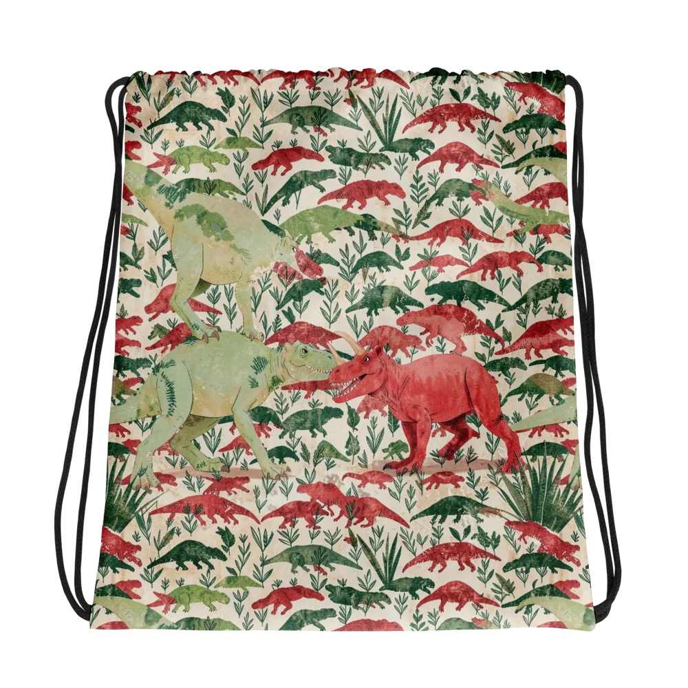 Dino Canopy on Drawstring Bag — Photo
