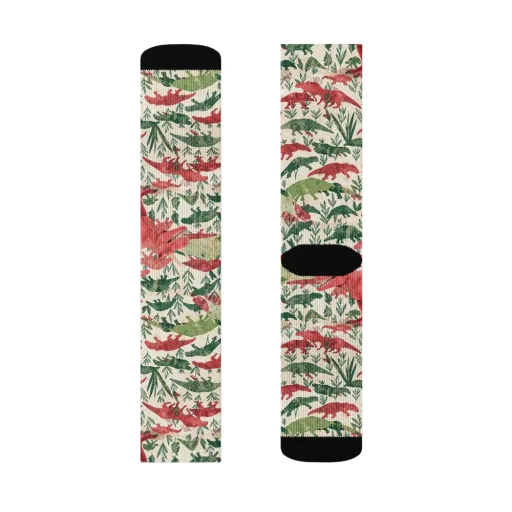 Dino Canopy on a Socks